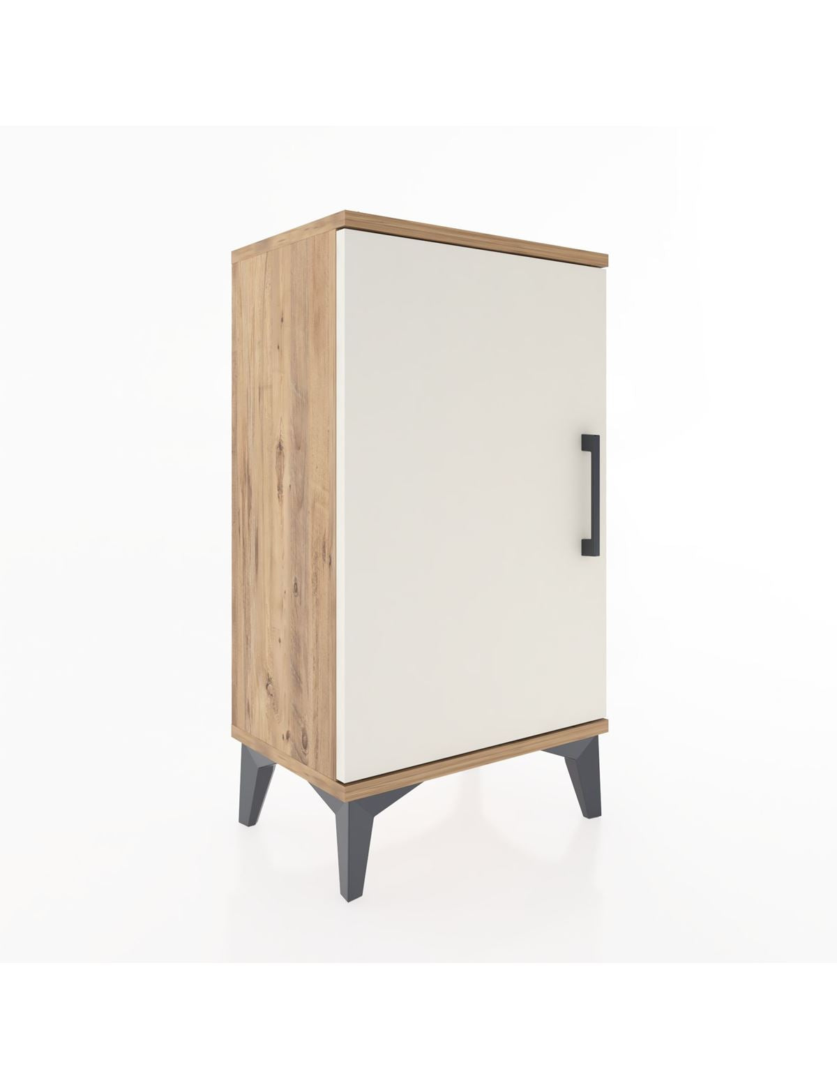 Arges Komodin 2 Raflı Tek Kapaklı 44x30x80 - S08M011V7A