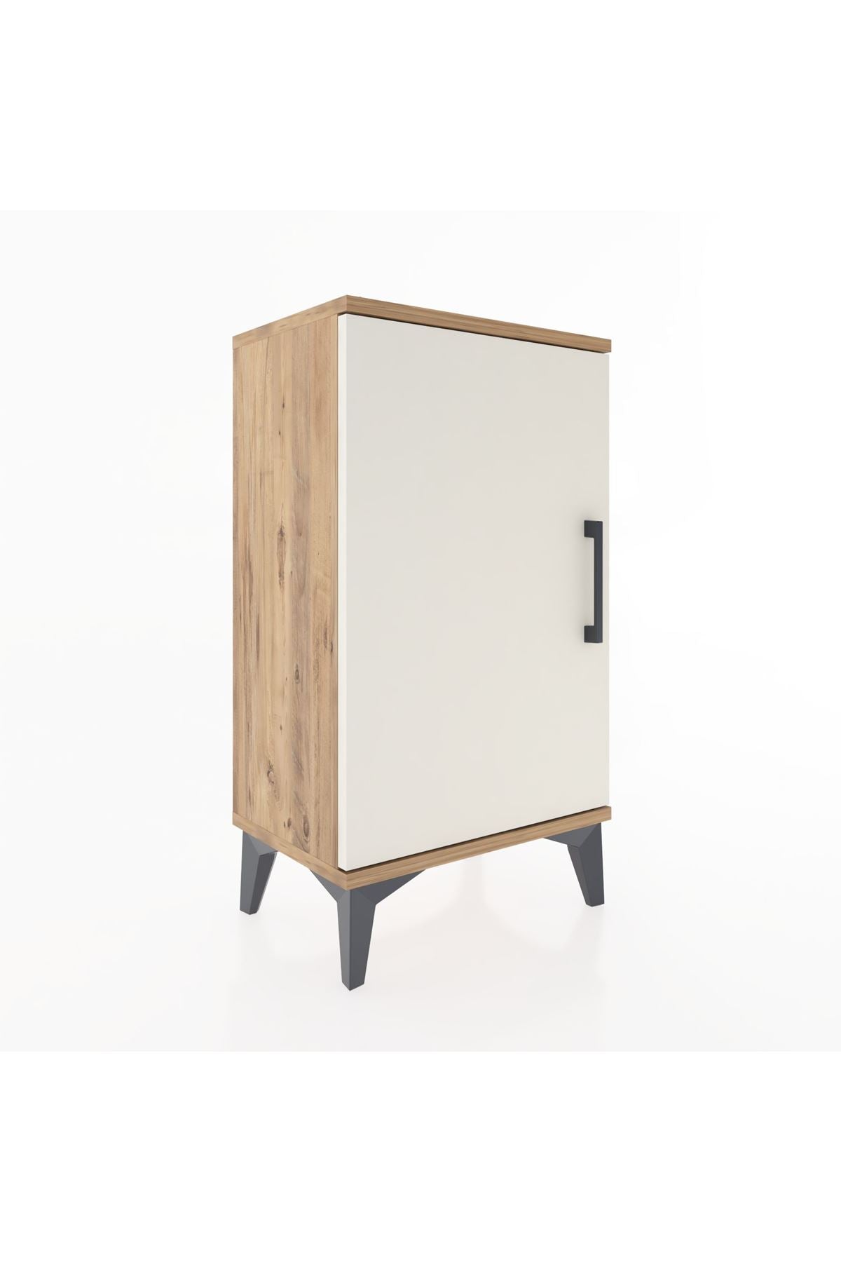 Arges Komodin 2 Raflı Tek Kapaklı 44x30x80 - S08M011V7A