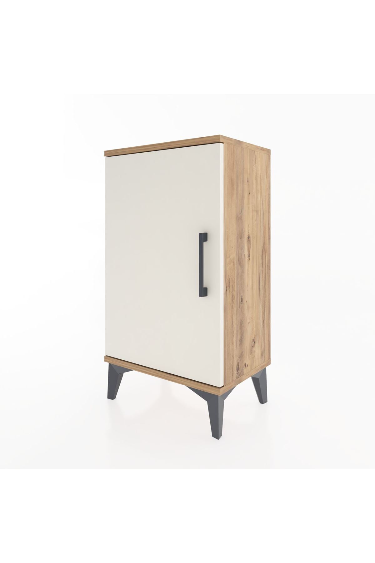 Arges Komodin 2 Raflı Tek Kapaklı 44x30x80 - S08M011V7A