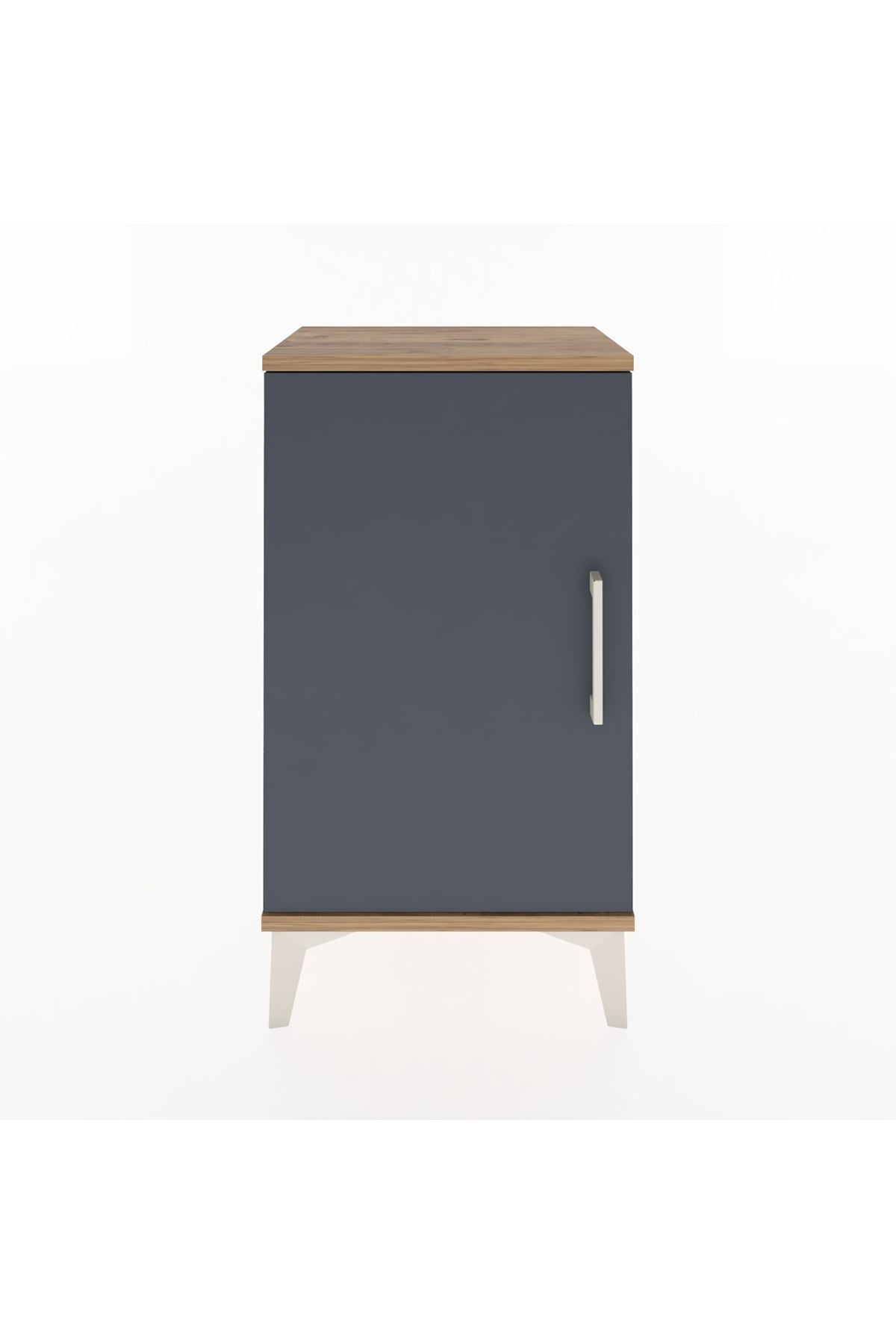 Arges Komodin 2 Raflı Tek Kapaklı 44x30x80 - S08M011V8A