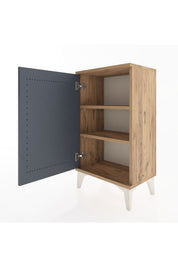 Arges Komodin 2 Raflı Tek Kapaklı 44x30x80 - S08M011V8A