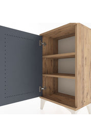 Arges Komodin 2 Raflı Tek Kapaklı 44x30x80 - S08M011V8A
