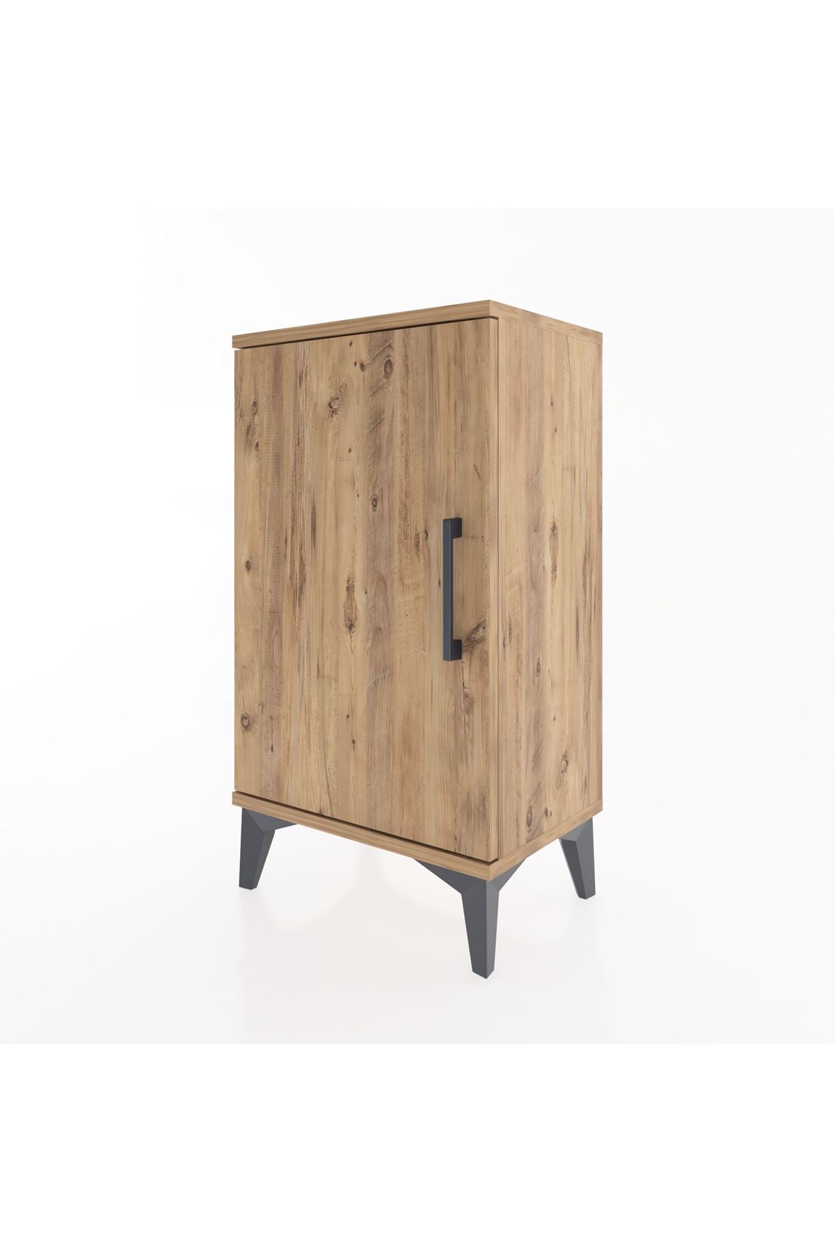 Arges Komodin 2 Raflı Tek Kapaklı 44x30x80 - S08M011V9A