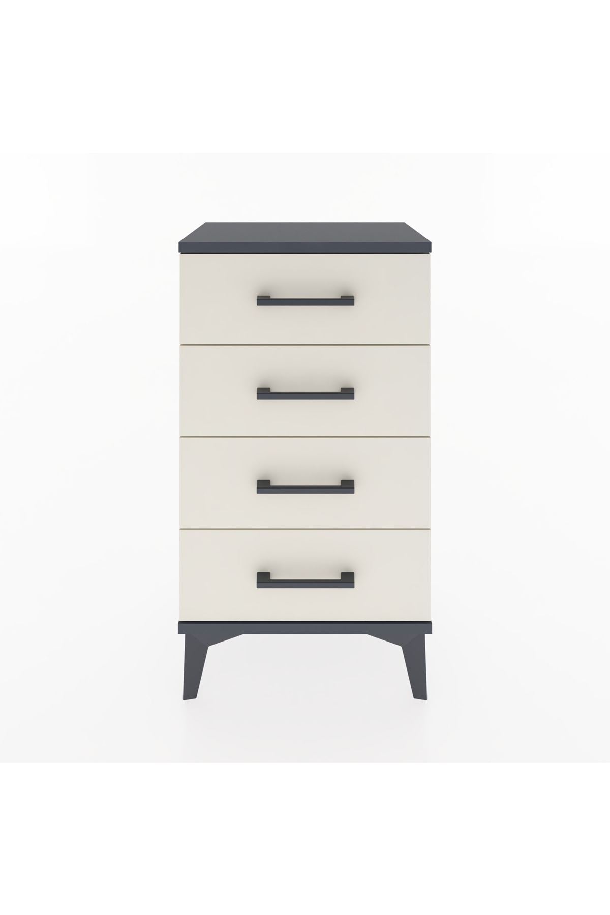 Arges Komodin 4 Çekmeceli 44x30x80 - S08M012V4A