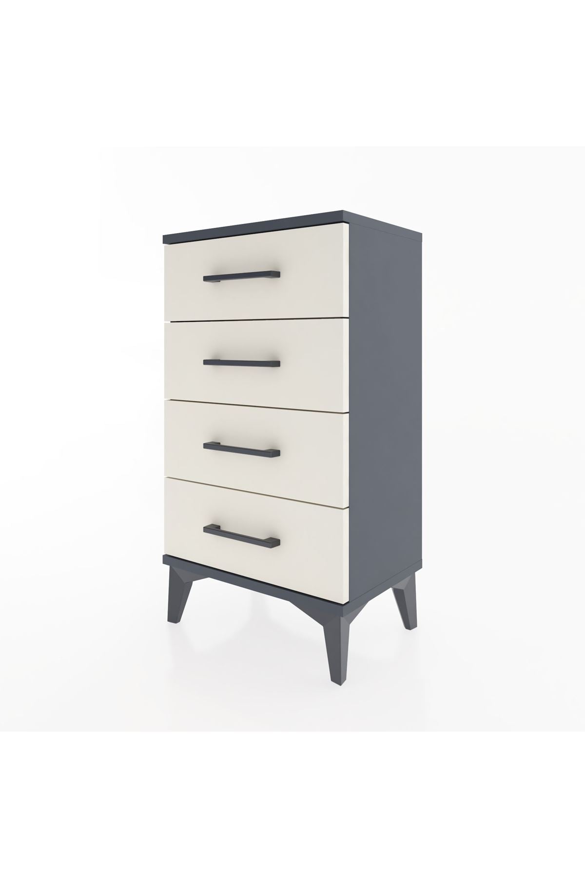 Arges Komodin 4 Çekmeceli 44x30x80 - S08M012V4A