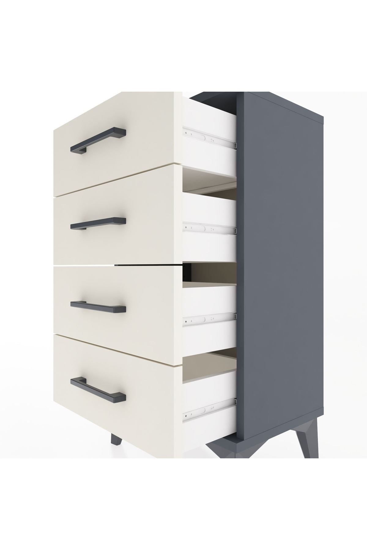 Arges Komodin 4 Çekmeceli 44x30x80 - S08M012V4A