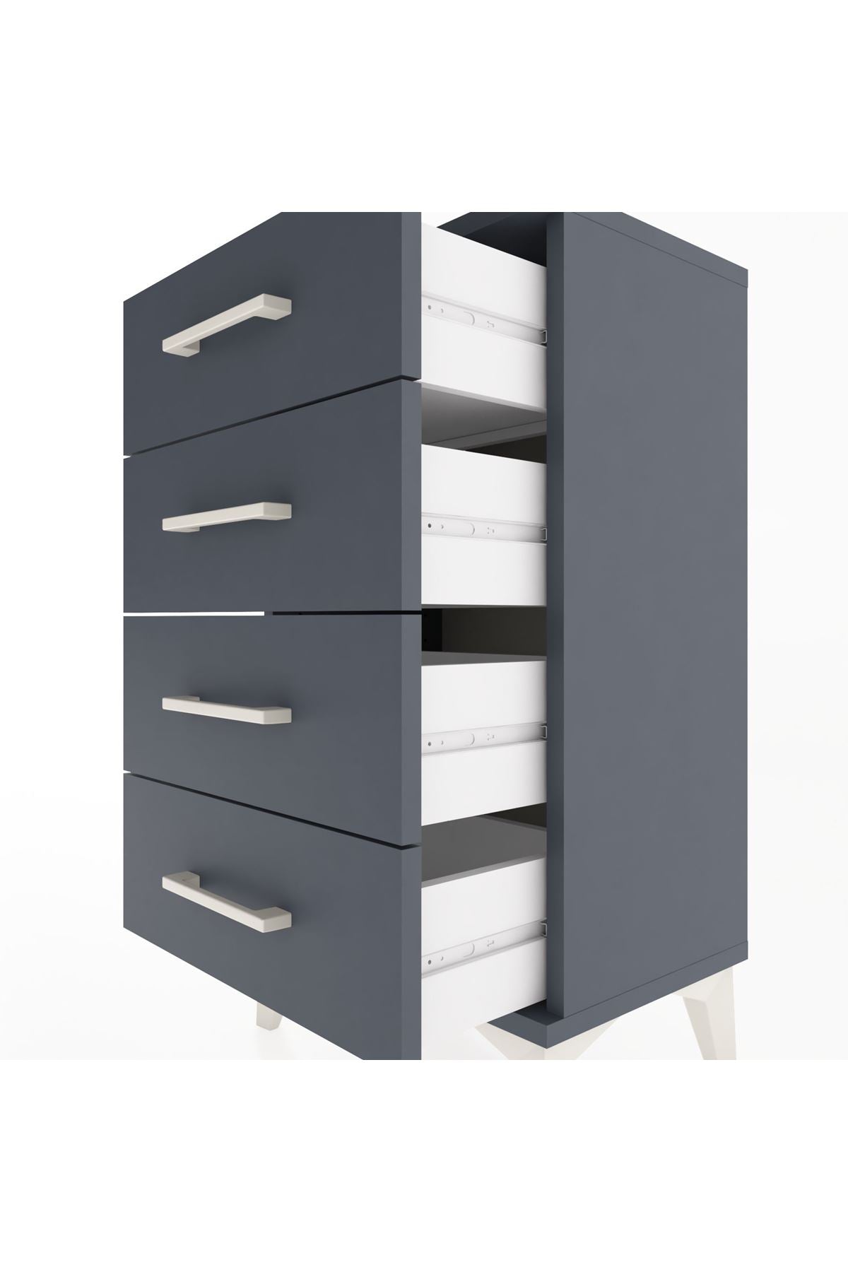 Arges Komodin 4 Çekmeceli 44x30x80 - S08M012V5A