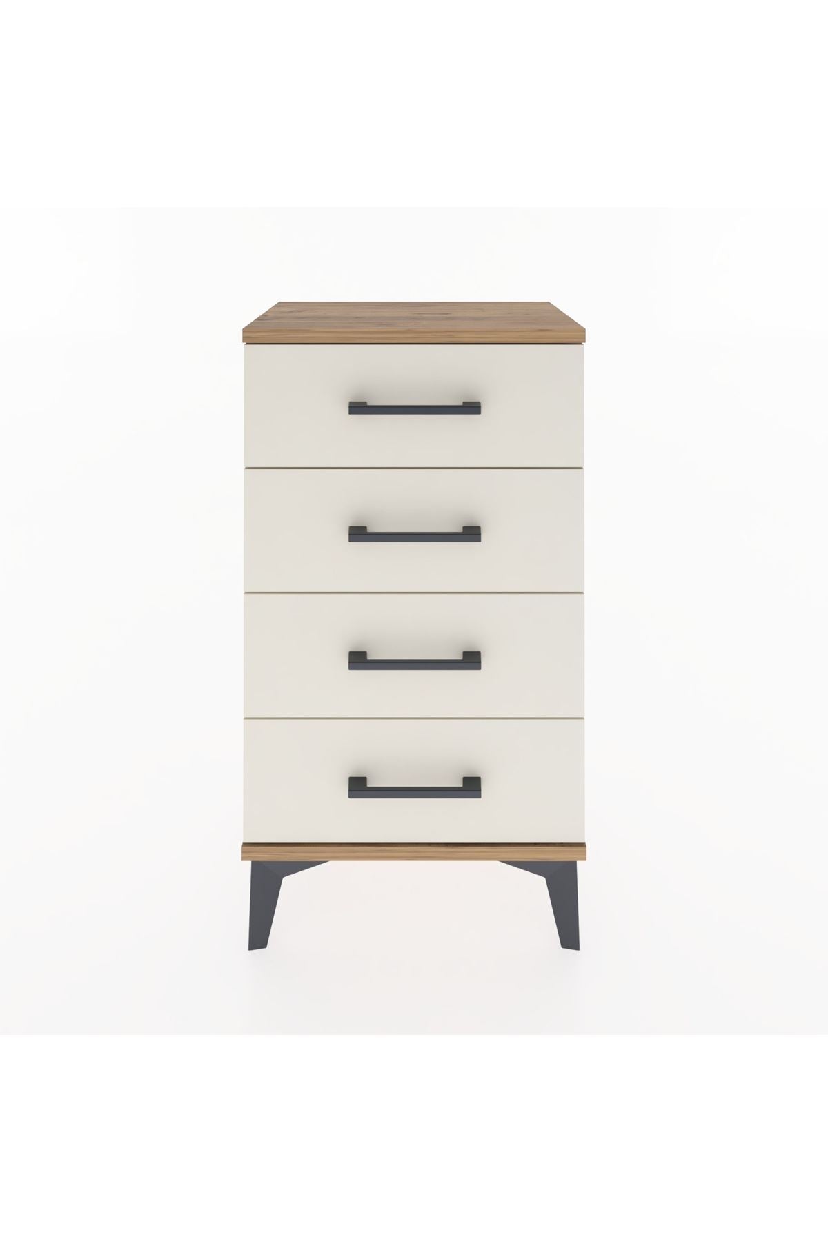 Arges Komodin 4 Çekmeceli 44x30x80 - S08M012V7A
