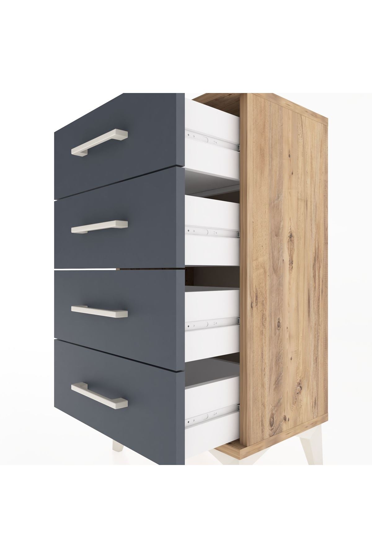 Arges Komodin 4 Çekmeceli 44x30x80 - S08M012V8A
