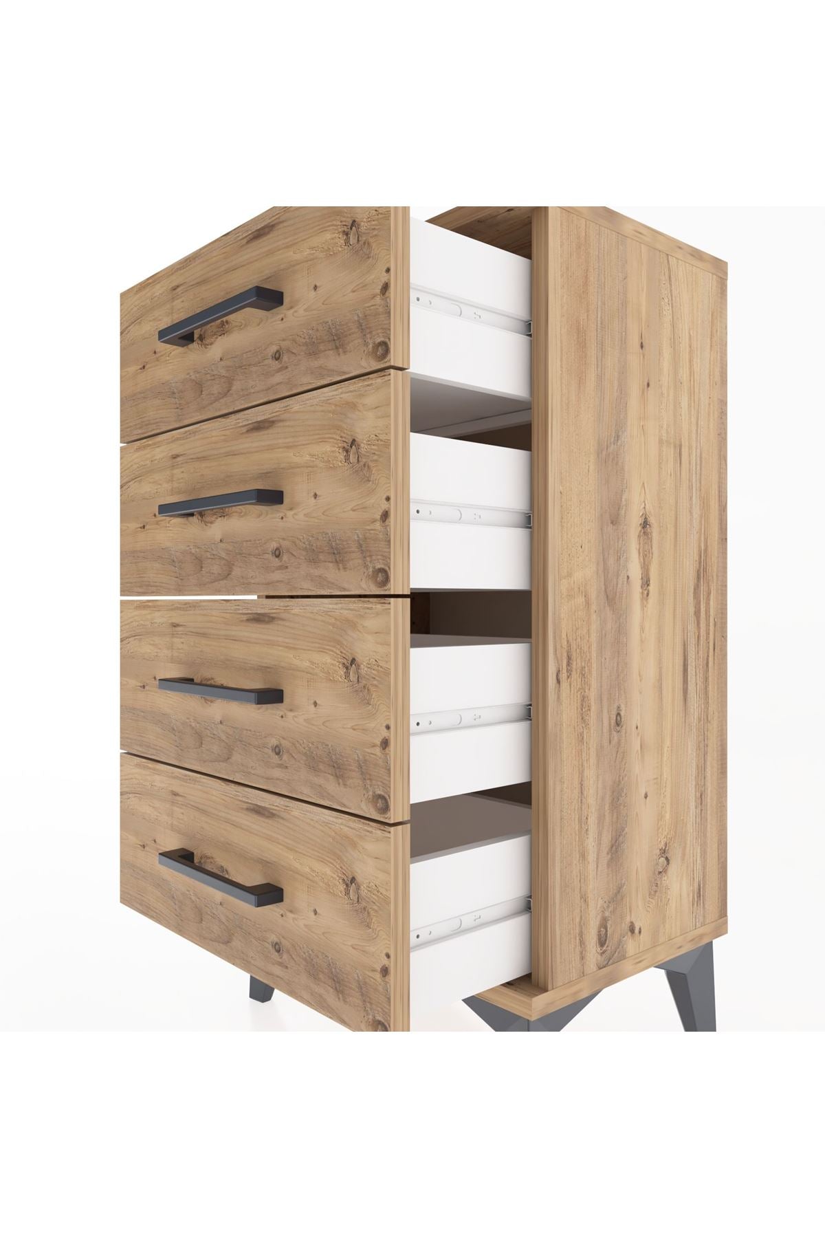 Arges Komodin 4 Çekmeceli 44x30x80 - S08M012V9A