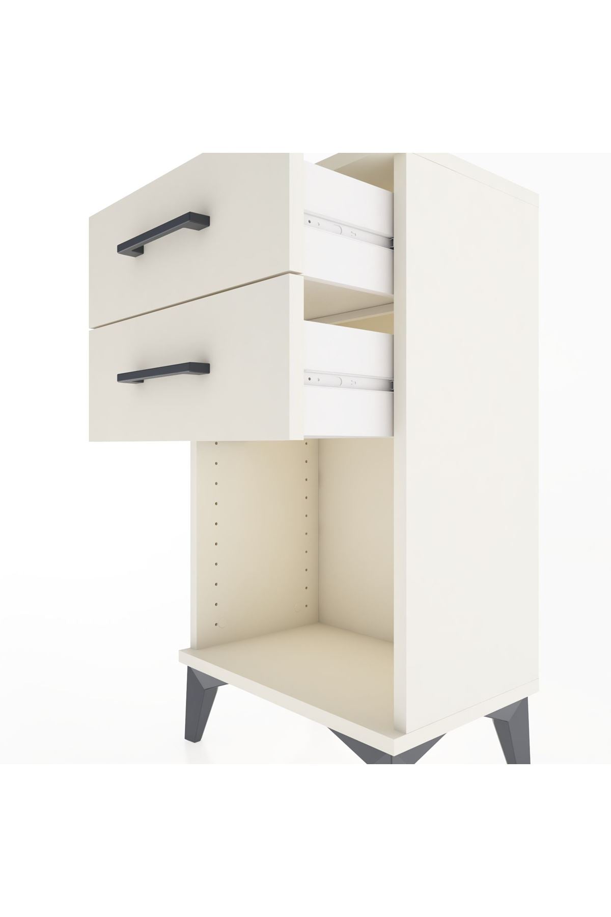 Arges Komodin 2 Çekmeceli 44x30x80 - S08M013V1A