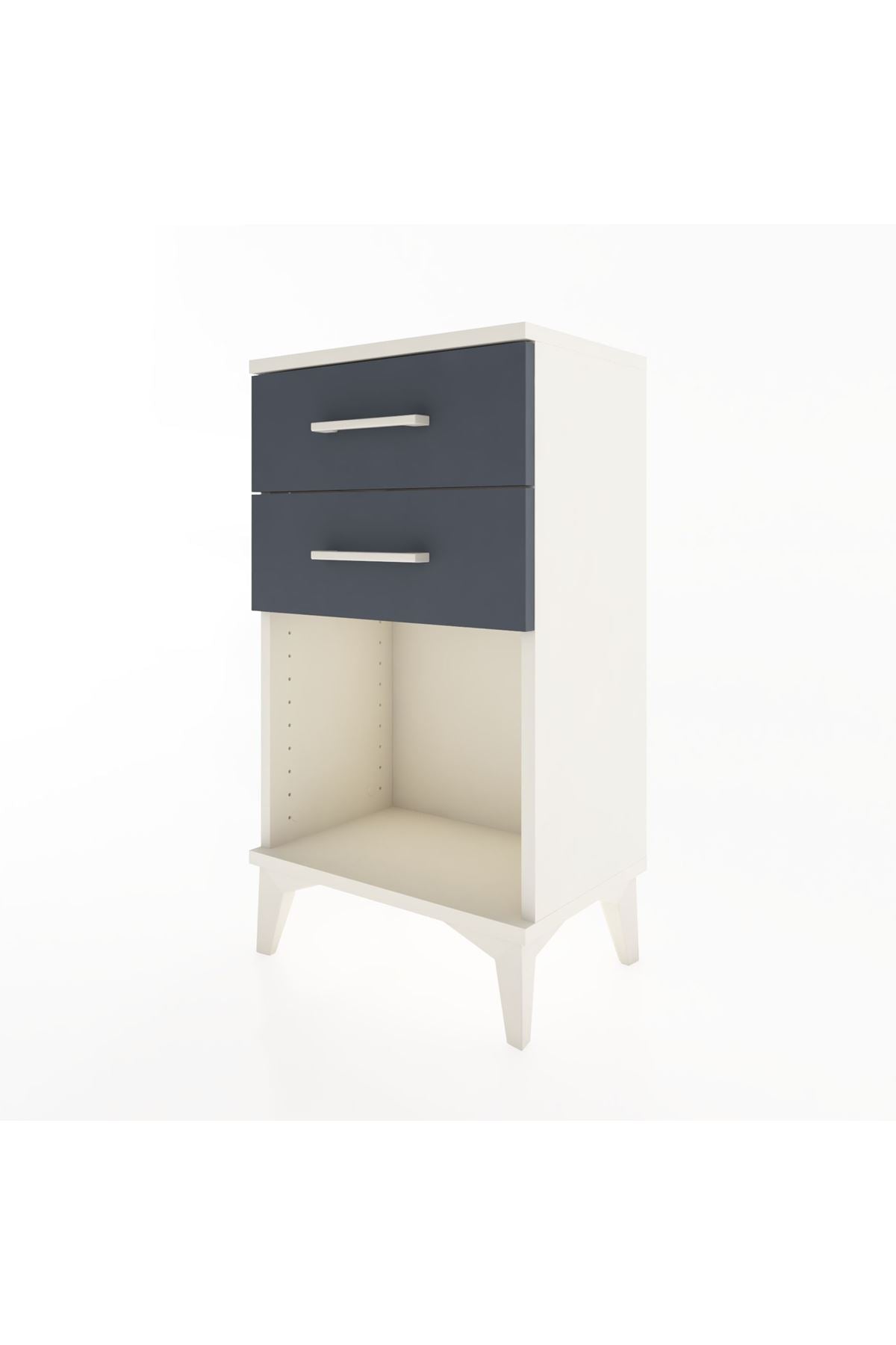 Arges Komodin 2 Çekmeceli 44x30x80 - S08M013V2A