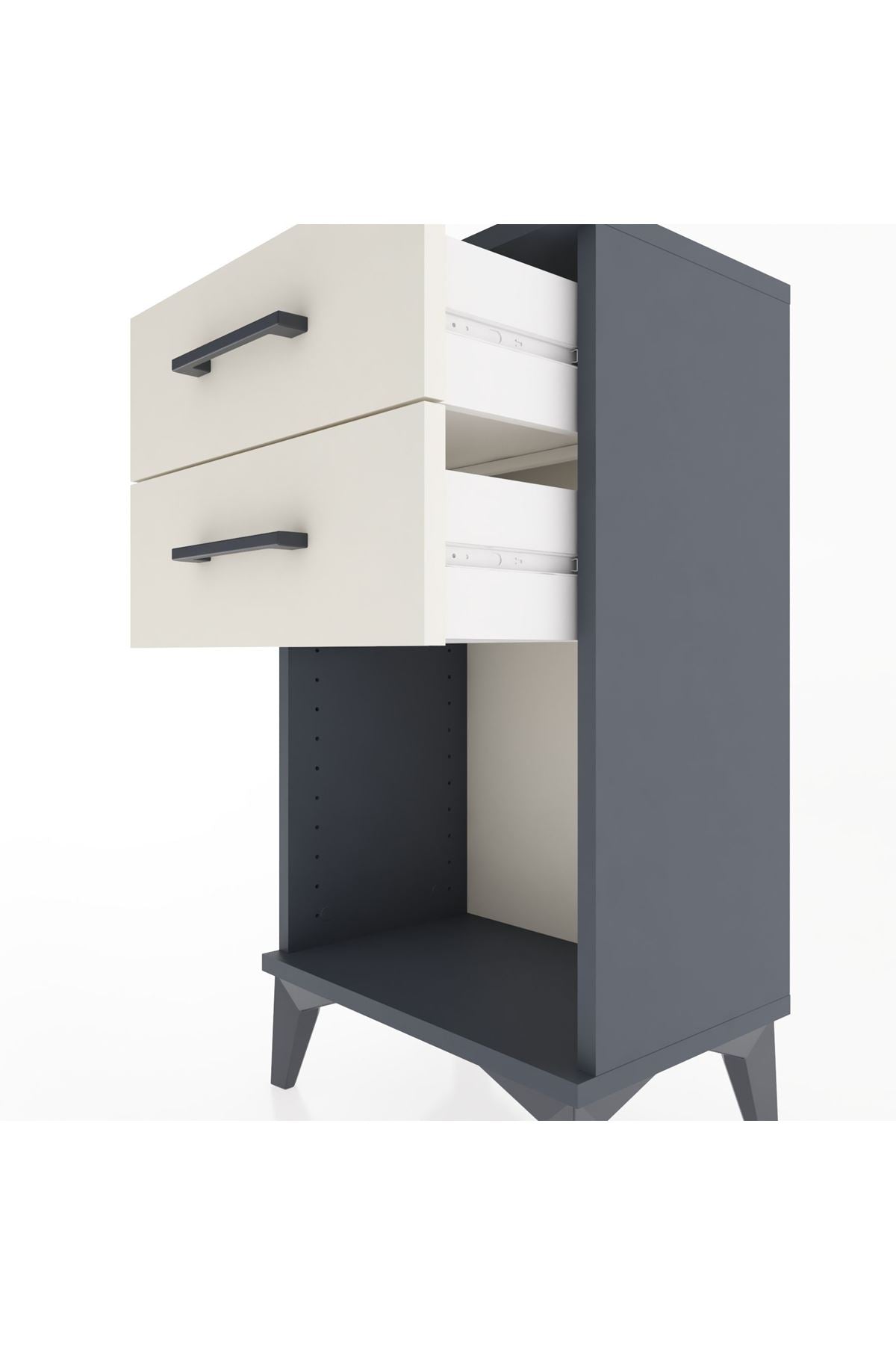 Arges Komodin 2 Çekmeceli 44x30x80 - S08M013V4A