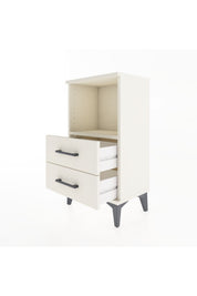 Arges Komodin Tek Raflı 2 Çekmeceli 44x30x80 - S08M014V1A