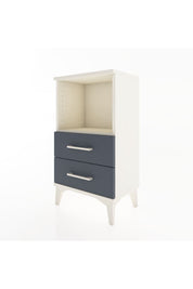 Arges Komodin Tek Raflı 2 Çekmeceli 44x30x80 - S08M014V2A