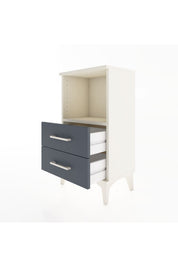 Arges Komodin Tek Raflı 2 Çekmeceli 44x30x80 - S08M014V2A