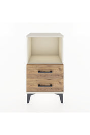 Arges Komodin Tek Raflı 2 Çekmeceli 44x30x80 - S08M014V3A