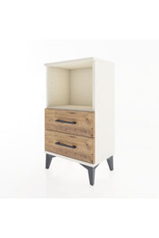Arges Komodin Tek Raflı 2 Çekmeceli 44x30x80 - S08M014V3A