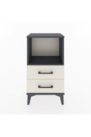 Arges Komodin Tek Raflı 2 Çekmeceli 44x30x80 - S08M014V4A