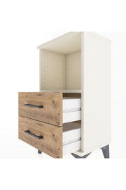 Arges Komodin Tek Raflı 2 Çekmeceli 44x30x80 - S08M014V3A