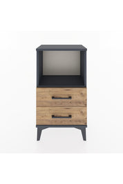 Arges Komodin Tek Raflı 2 Çekmeceli 44x30x80 - S08M014V6A