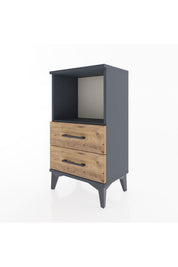 Arges Komodin Tek Raflı 2 Çekmeceli 44x30x80 - S08M014V6A