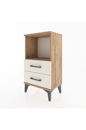 Arges Komodin Tek Raflı 2 Çekmeceli 44x30x80 - S08M014V7A