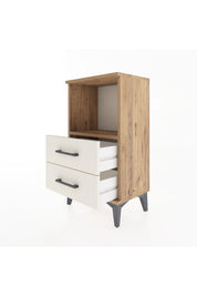 Arges Komodin Tek Raflı 2 Çekmeceli 44x30x80 - S08M014V7A