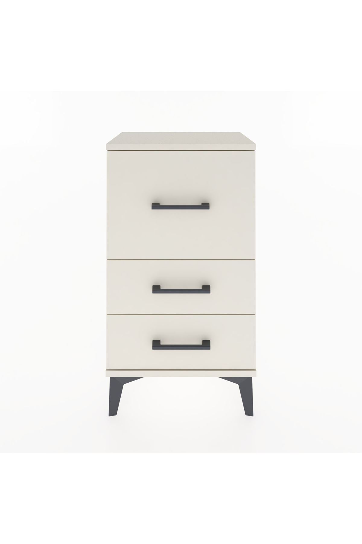 Arges Komodin 3 Çekmeceli 44x30x80 - S08M015V1A
