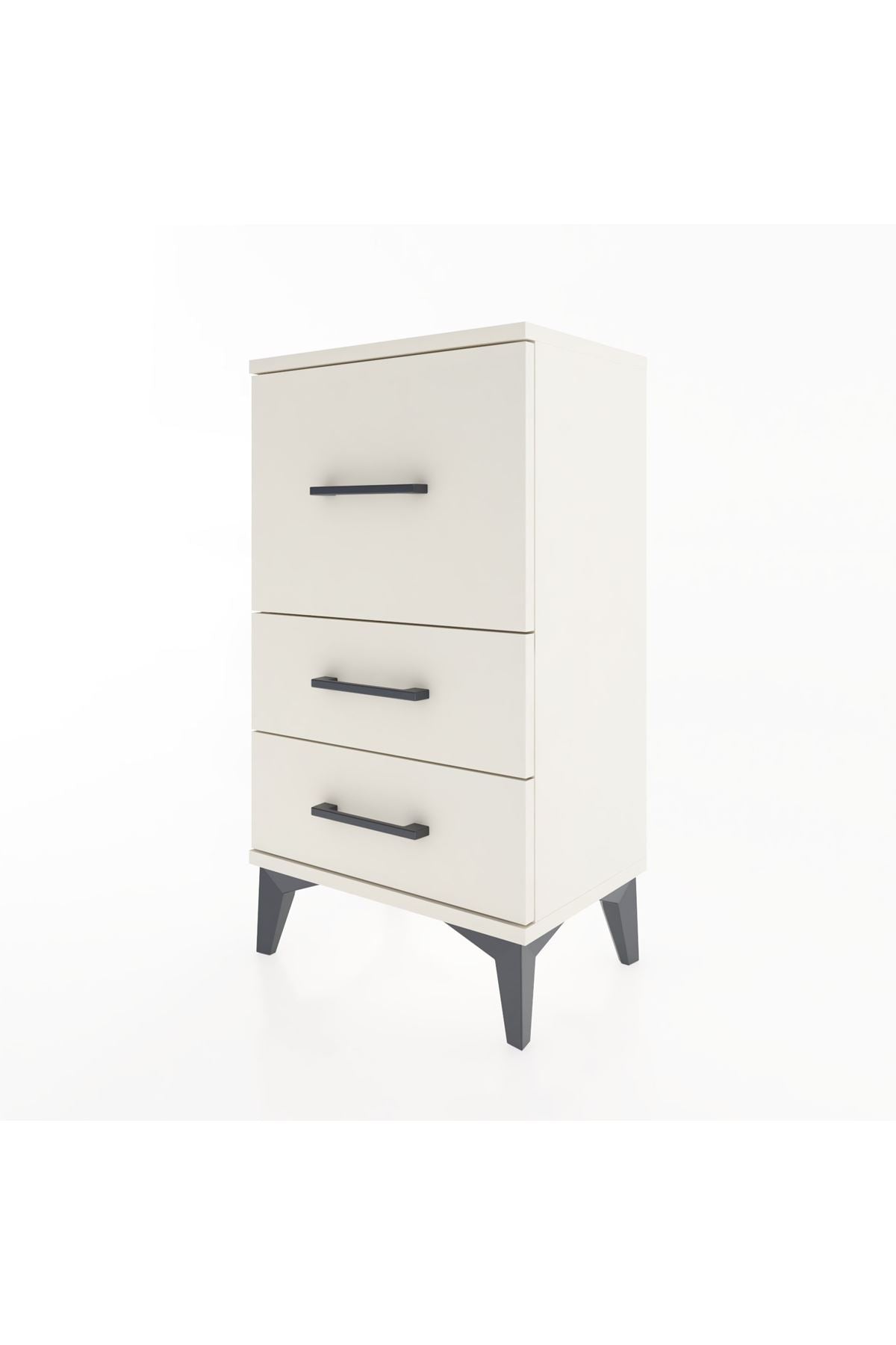 Arges Komodin 3 Çekmeceli 44x30x80 - S08M015V1A