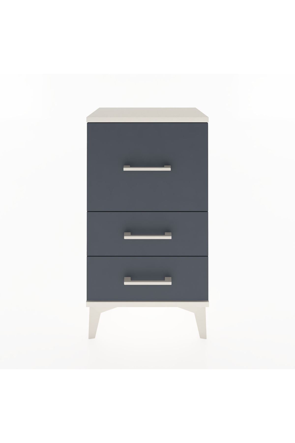 Arges Komodin 3 Çekmeceli 44x30x80 - S08M015V2A