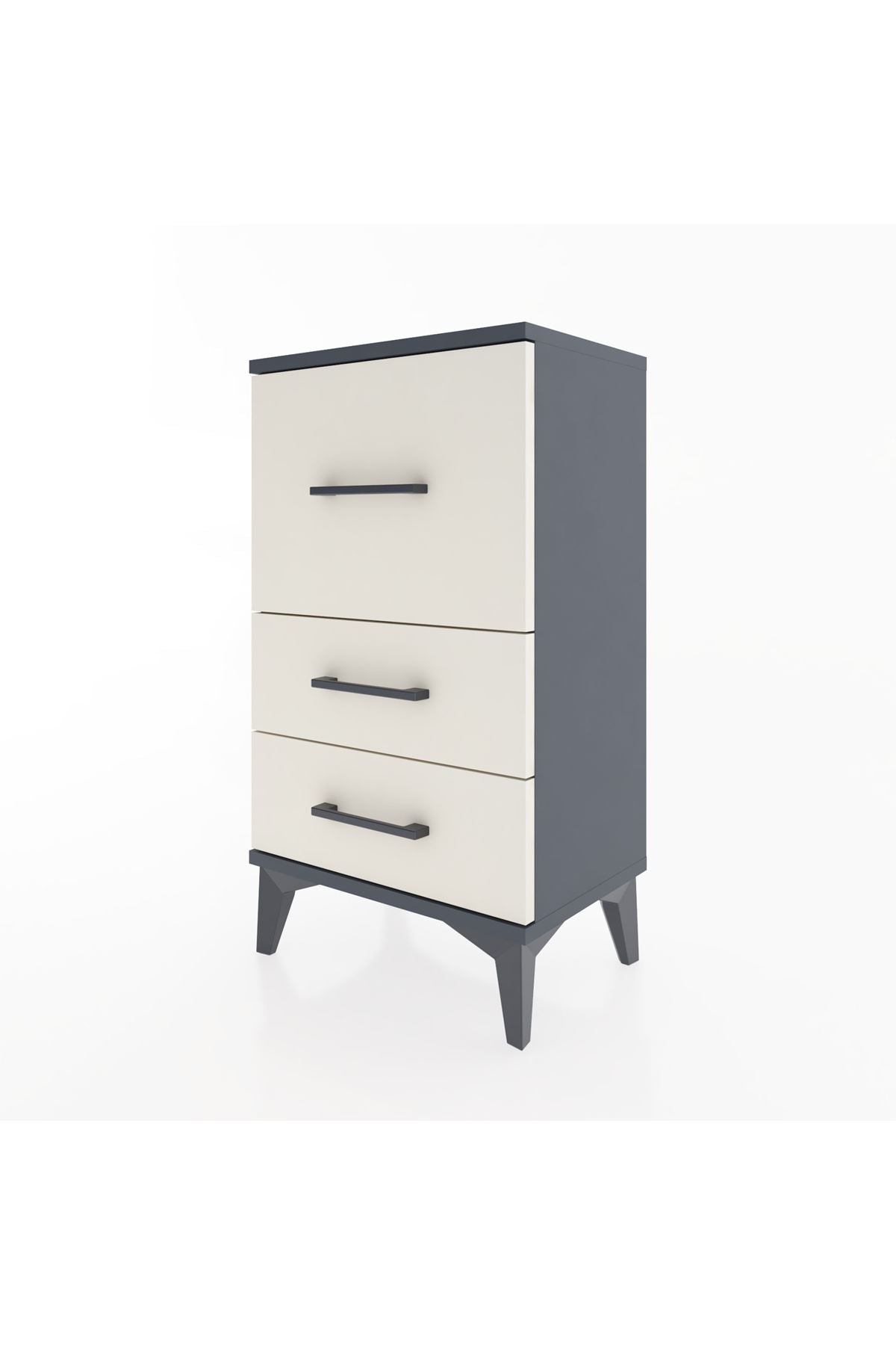 Arges Komodin 3 Çekmeceli 44x30x80 - S08M015V4A