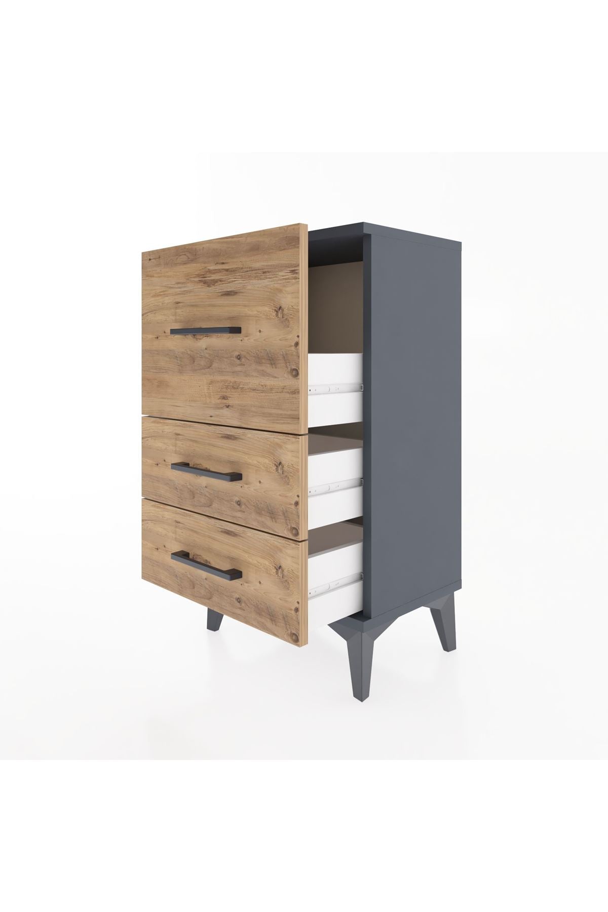 Arges Komodin 3 Çekmeceli 44x30x80 - S08M015V6A