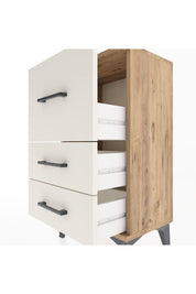 Arges Komodin 3 Çekmeceli 44x30x80 - S08M015V7A