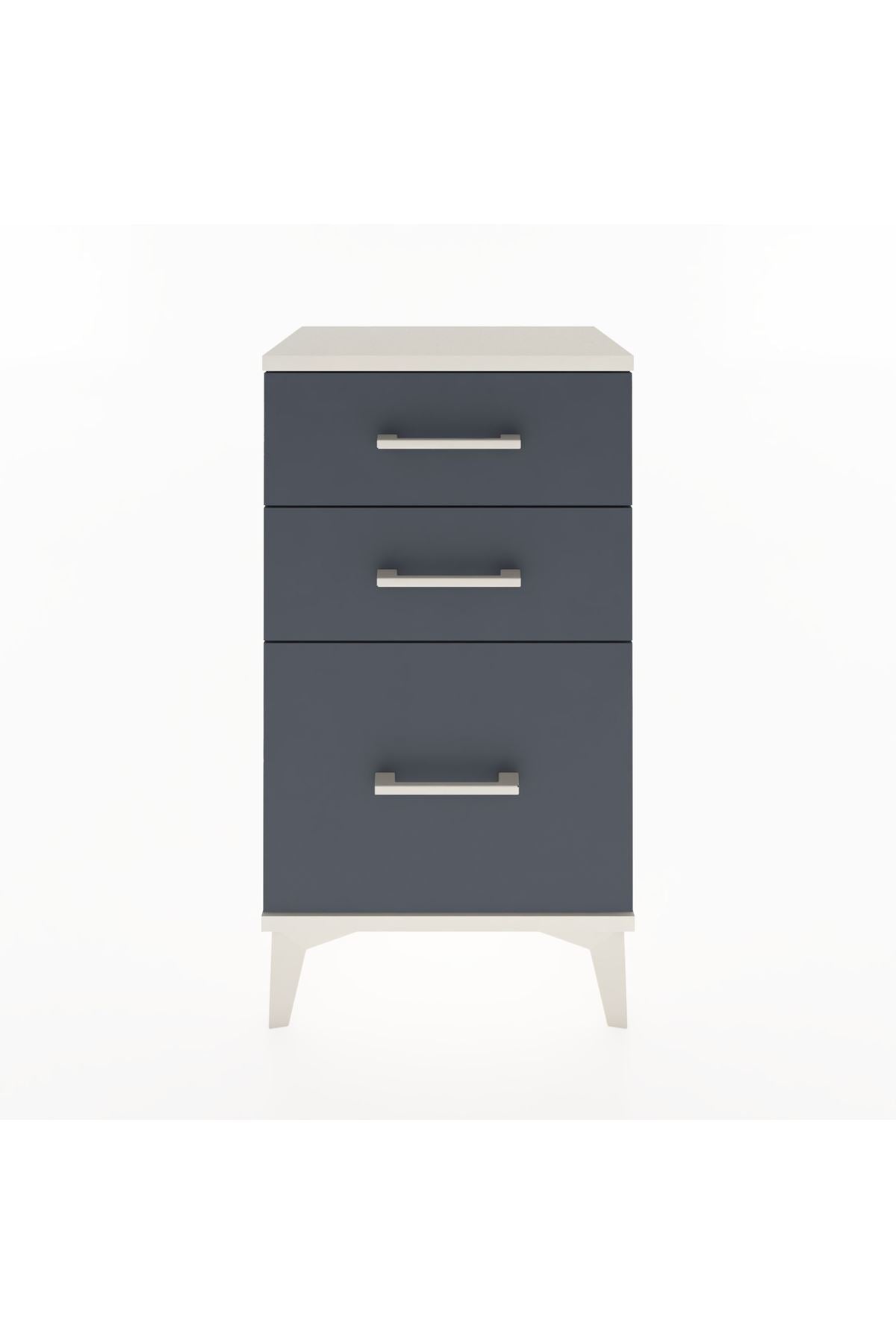 Arges Komodin 3 Çekmeceli 44x30x80 - S08M016V2A