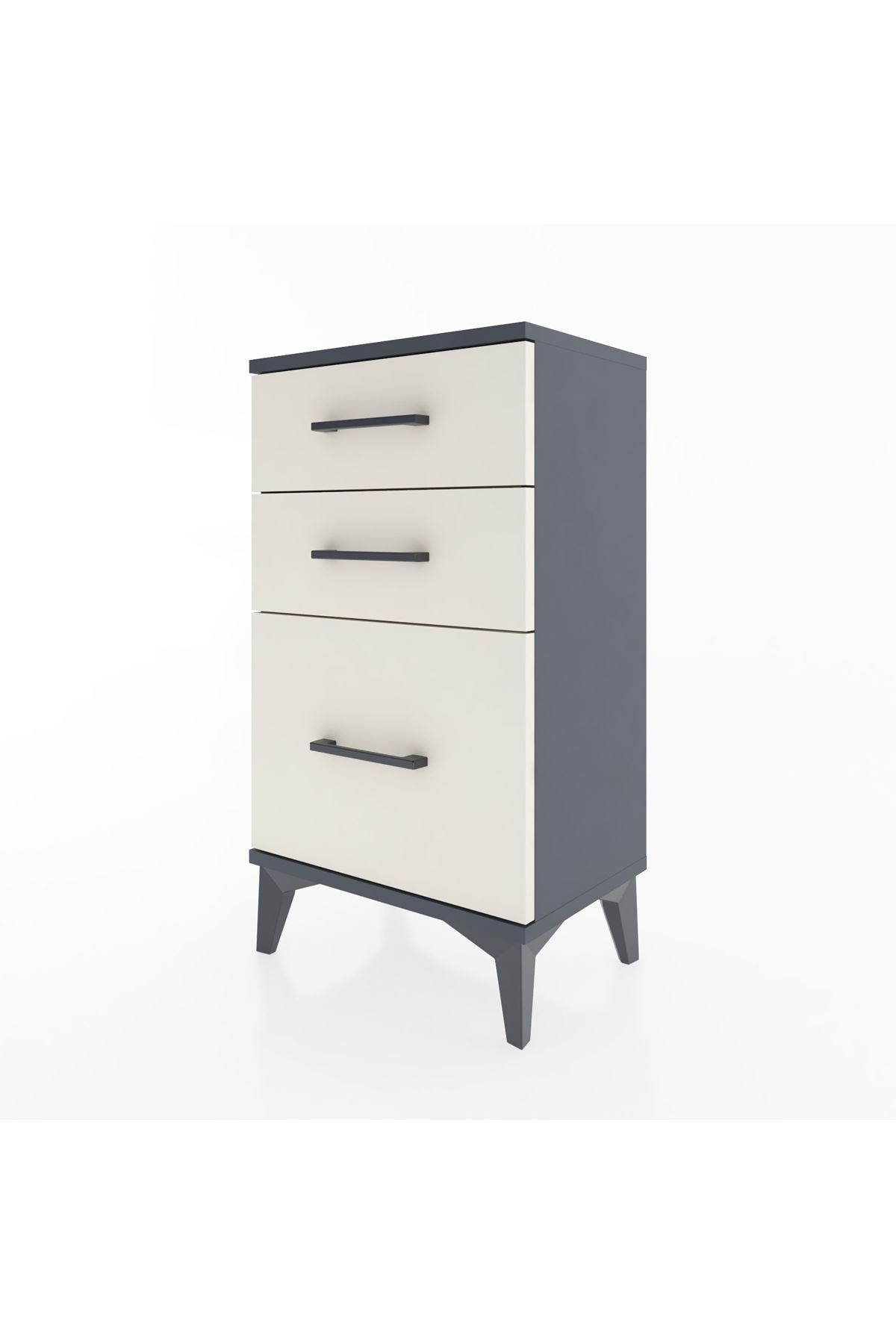Arges Komodin 3 Çekmeceli 44x30x80 - S08M016V4A