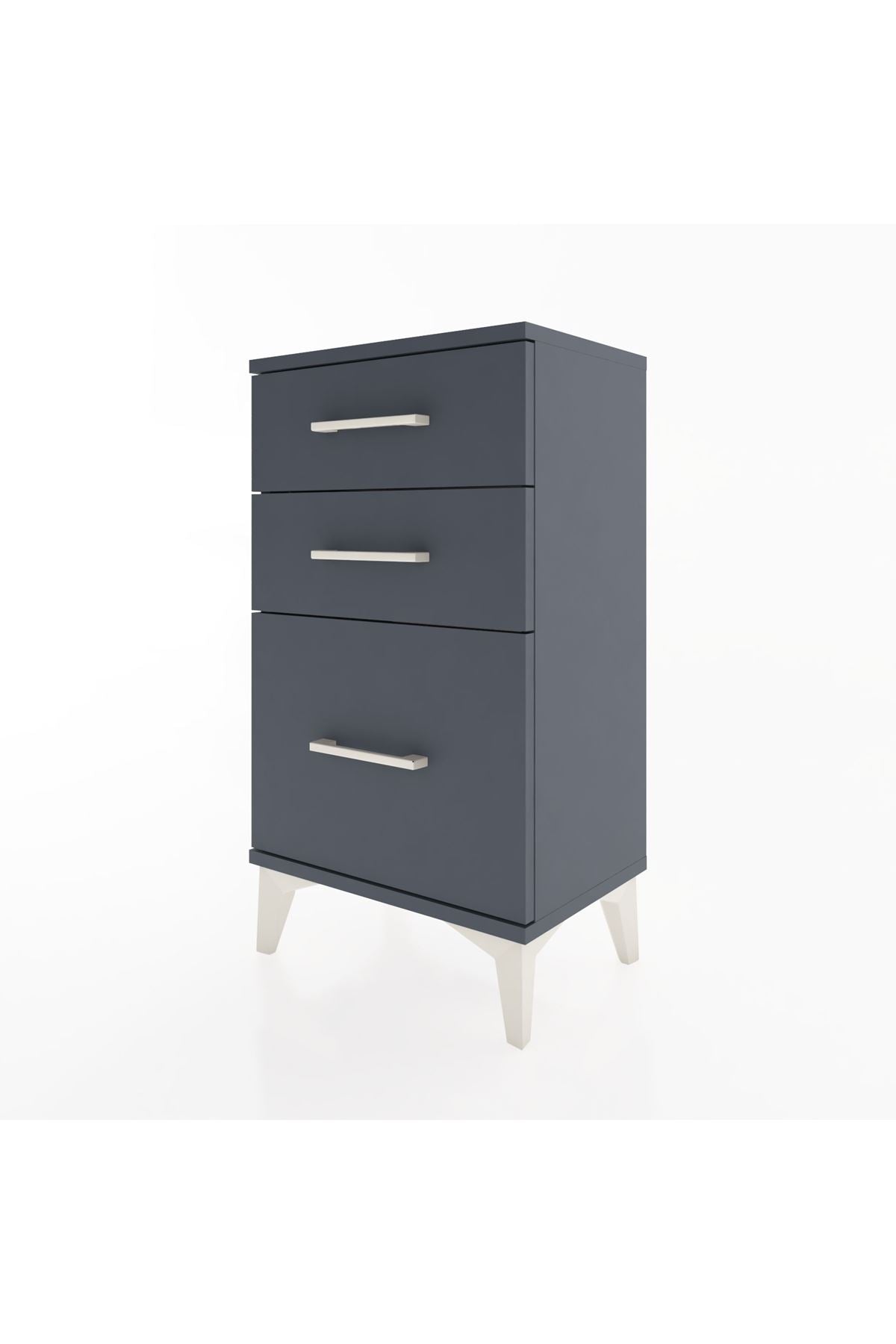 Arges Komodin 3 Çekmeceli 44x30x80 - S08M016V5A