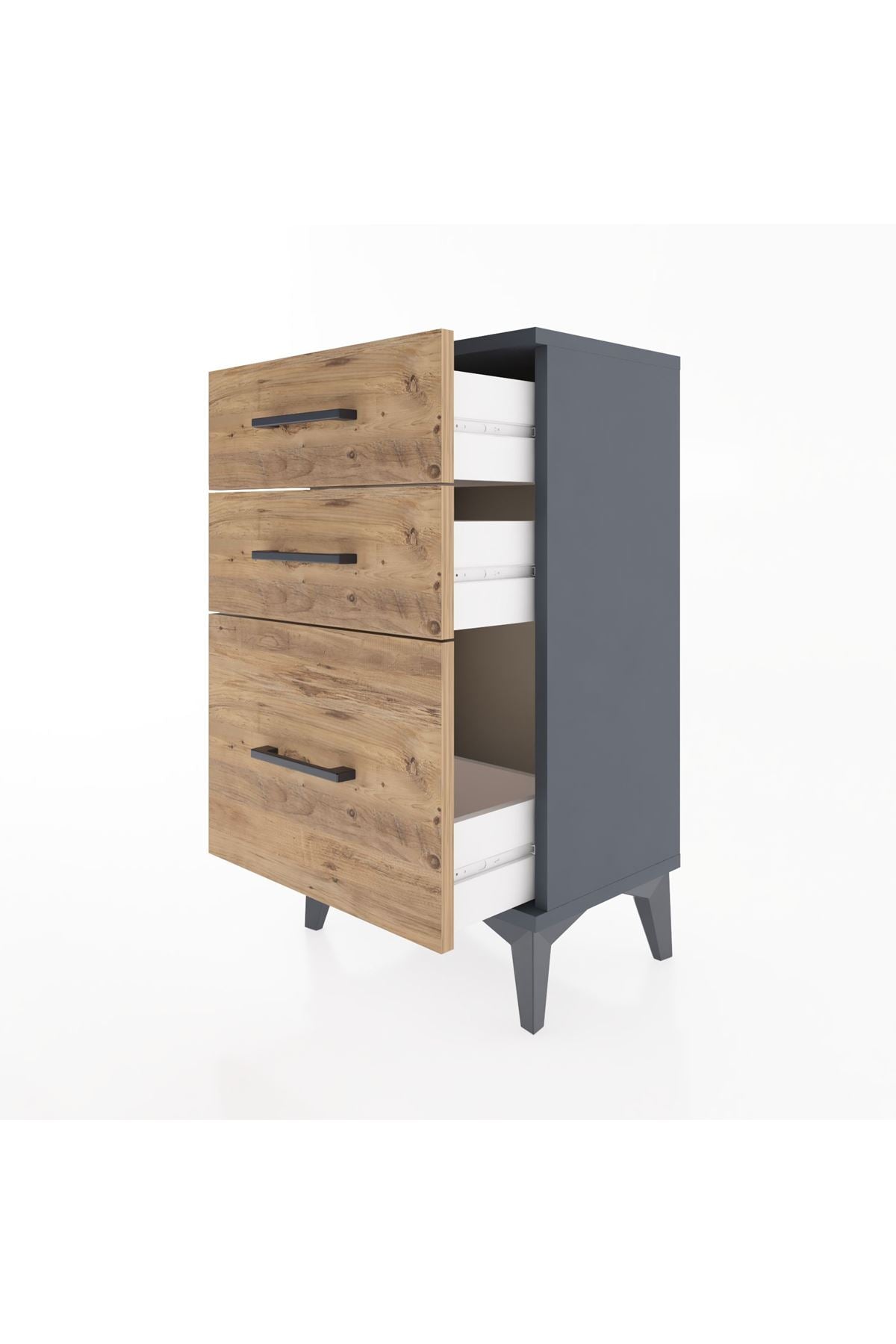 Arges Komodin 3 Çekmeceli 44x30x80 - S08M016V6A