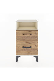 Arges Komodin Tek Raflı 2 Çekmeceli 44x30x80 - S08M017V3A