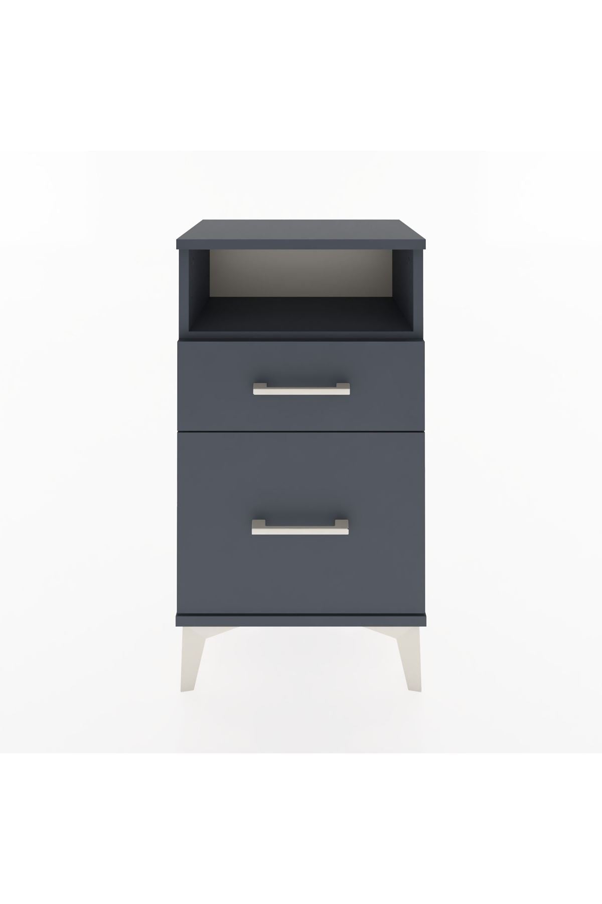 Arges Komodin Tek Raflı 2 Çekmeceli 44x30x80 - S08M017V5A