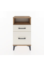 Arges Komodin Tek Raflı 2 Çekmeceli 44x30x80 - S08M017V7A