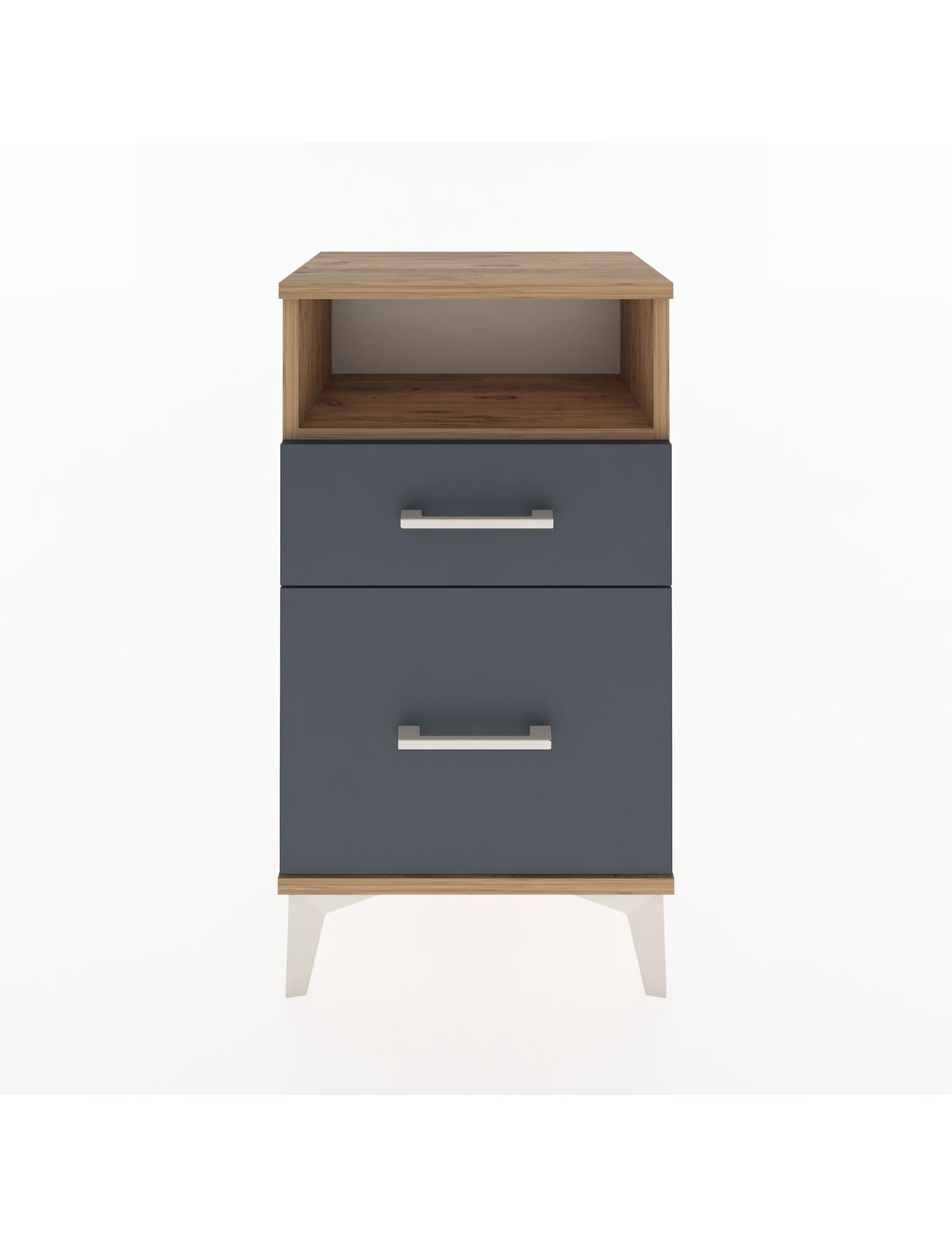 Arges Komodin Tek Raflı 2 Çekmeceli 44x30x80 - S08M017V8A