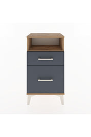 Arges Komodin Tek Raflı 2 Çekmeceli 44x30x80 - S08M017V8A