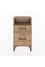 Arges Komodin Tek Raflı 2 Çekmeceli 44x30x80 - S08M017V9A