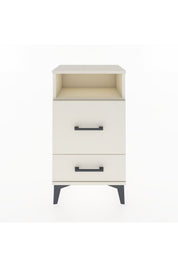 Arges Komodin Tek Raflı 2 Çekmeceli 44x30x80 - S08M018V1A