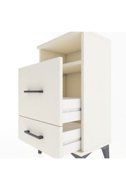Arges Komodin Tek Raflı 2 Çekmeceli 44x30x80 - S08M018V1A