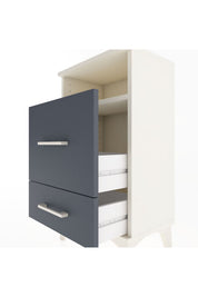 Arges Komodin Tek Raflı 2 Çekmeceli 44x30x80 - S08M018V2A