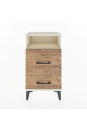 Arges Komodin Tek Raflı 2 Çekmeceli 44x30x80 - S08M018V3A