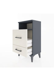 Arges Komodin Tek Raflı 2 Çekmeceli 44x30x80 - S08M018V4A
