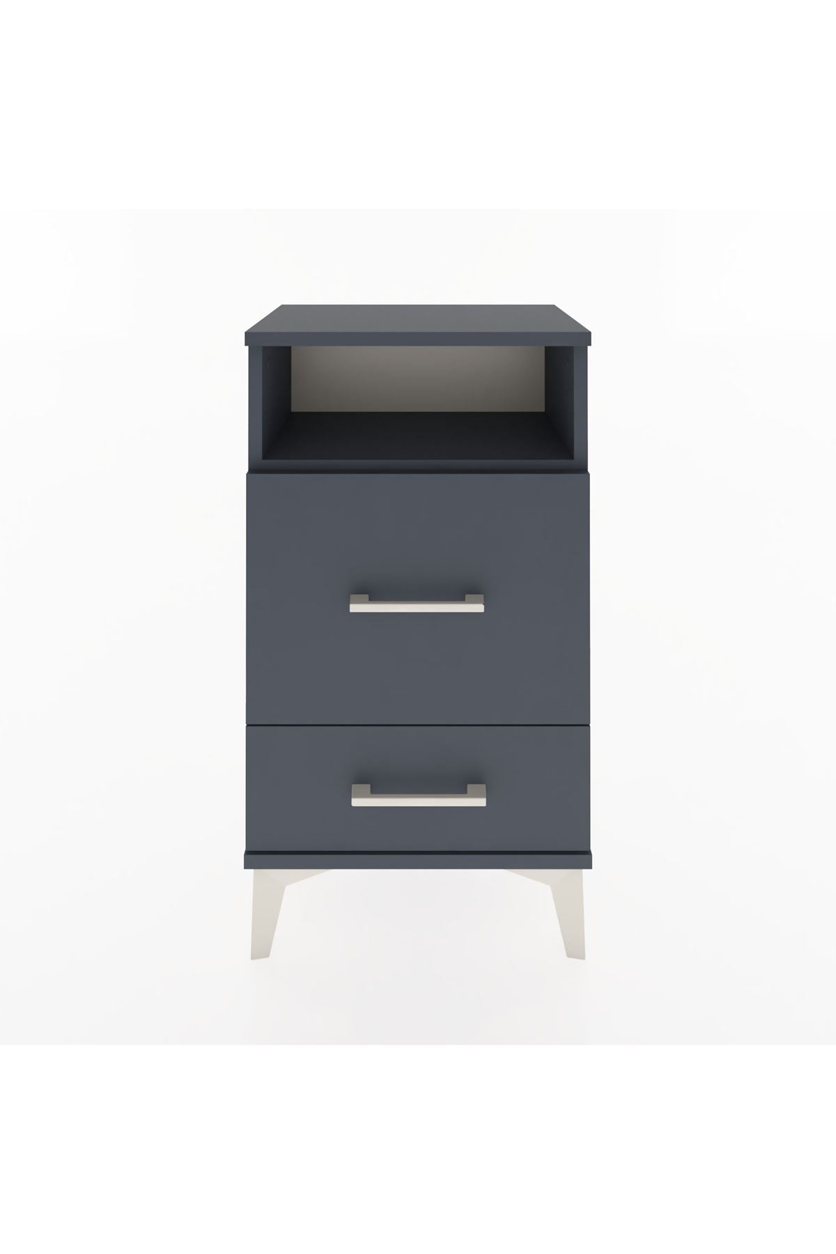 Arges Komodin Tek Raflı 2 Çekmeceli 44x30x80 - S08M018V5A